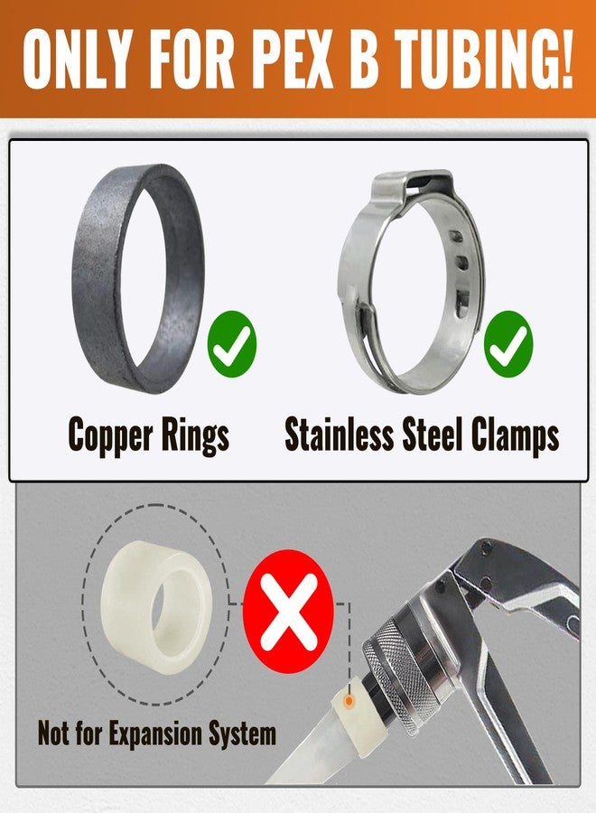 SUNGATOR PEX 1/2'' x 1/2'' NPT Female Threaded Adapter Crimp Fitting Water Pipe Connector (6-Pack), No Lead Brass - Image 3