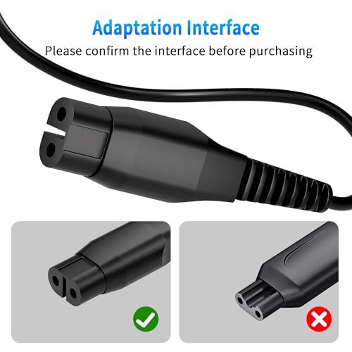 Tobfit A00390 Charging Cable for Philips One Blade QP2520, 4.3V Charger Compatible with Philips One Blade Charger QG3340 A00390 RQ320 RQ328 RQ330 RQ331 RQ338 RQ350 QG3340/3250 - Image 3