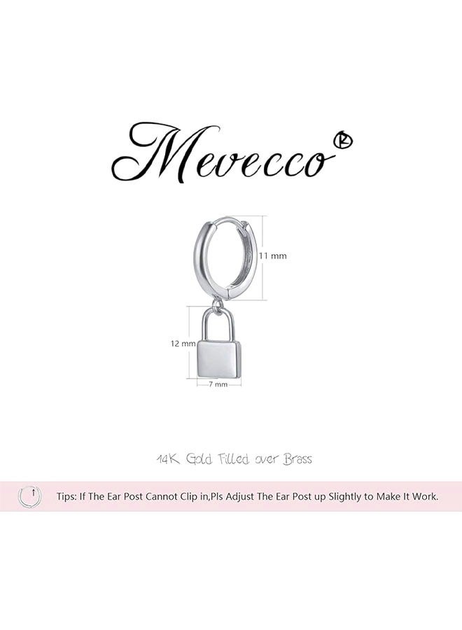 ميفيكو المرأة هاجي أقراط الذهب هوب 14K الذهب شغل صغيرة بسيطة اليدوية هيبوالرجينيك مجوهرات يومية - Image 4