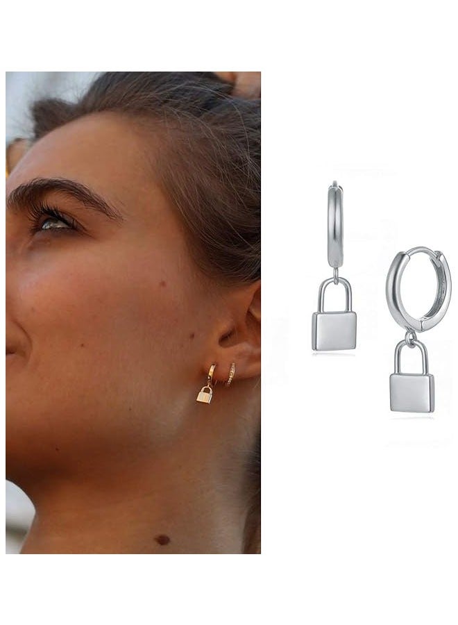 ميفيكو المرأة هاجي أقراط الذهب هوب 14K الذهب شغل صغيرة بسيطة اليدوية هيبوالرجينيك مجوهرات يومية - Image 3