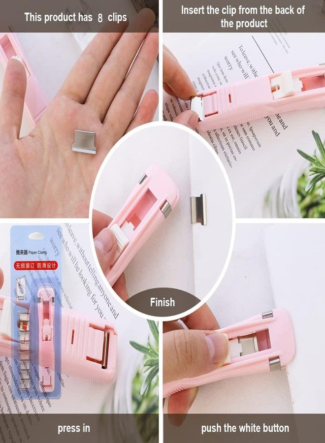 Oblivion Portable Paper Clamp Set - Multi-Function Holder Handheld Fastener with Clip Dispenser, Heavy-Duty Office Tool for Quick Binding, Easy Document Fastening & Desk Organizer. - Image 3