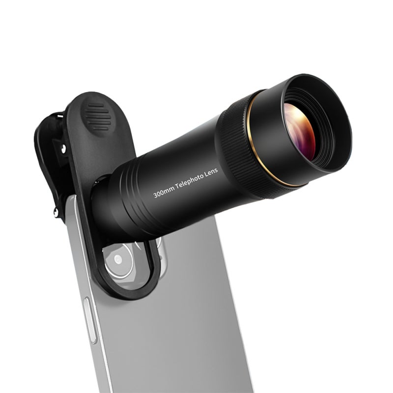Telephoto Lens: HD Full-screen Imaging, MC Optical Coating, Wide Field of View - Universal Clip, Portable Design for Smartphone Photography, Outdoor Travel and Daily Use - Image 1
