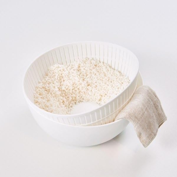 ATETO MultiFunctional Double Drainer Basket for Food Fruit Vegetable Rice Pulse Pasta Wash Drainer Bowl Strainer Noodles Pasta Rice Pulse Washing Bowl 1 Pcs - Image 3
