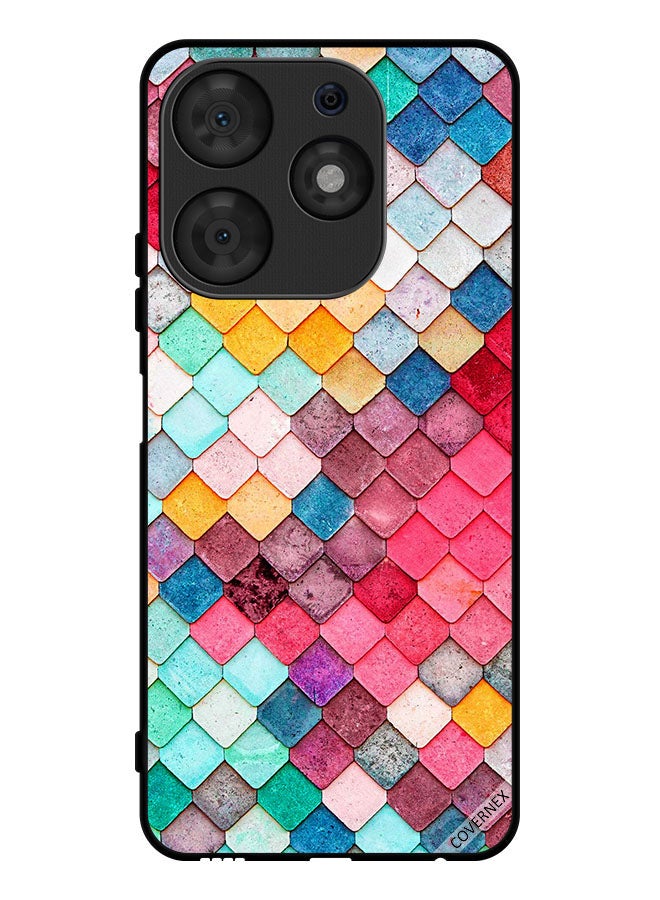 Covernex Protective Case Cover For Tecno Spark 10 Pro Diamond Square Shape Pattern - Image 1