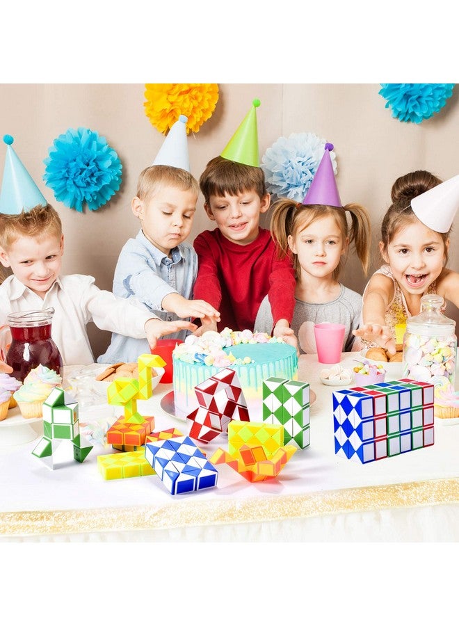 Fidget Snake Cube Mini Twist Puzzle(12Pack) Party Favors For Kid 812, Goody Bag Filler,Carnival Prizes,Classroom  Stocking Stuffer For Kids,Teens - Image 5