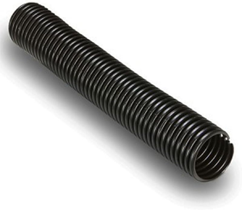 1.5" Split Nylon Wire Loom Tubing Corrugated Slit Flexible Conduit - 25 Feet - Black