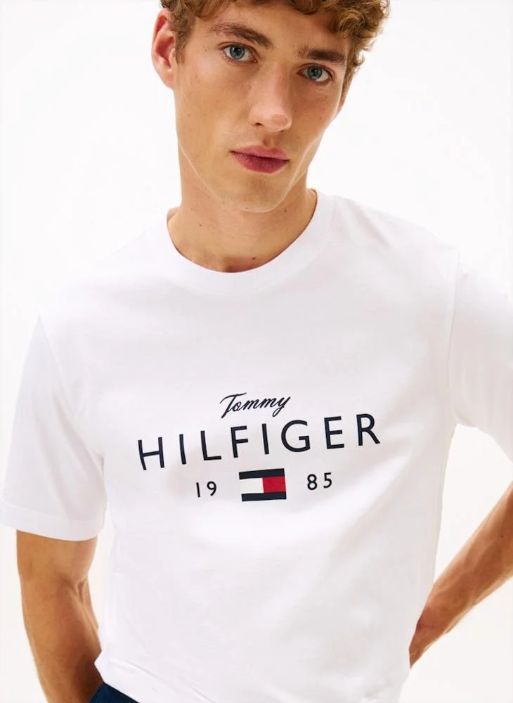 TOMMY HILFIGER  Logo Crew Neck T-Shirt for Men | Best Price UAE