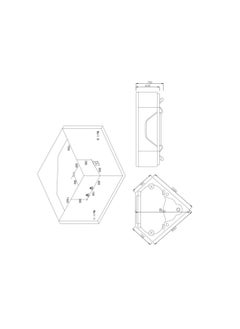 DANUBE HOME Milano King Plus Massage Bath Tub W/Digital Panel,Air Bubbble 1500*1500*700 (1 Pcs/Set)  - Image 5