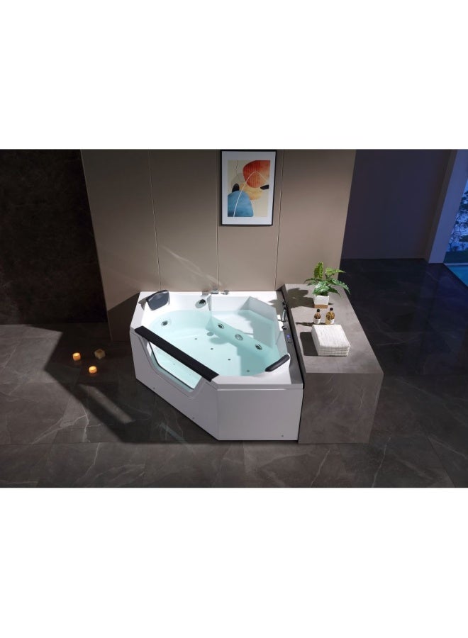 DANUBE HOME Milano King Plus Massage Bath Tub W/Digital Panel,Air Bubbble 1500*1500*700 (1 Pcs/Set) - Image 1