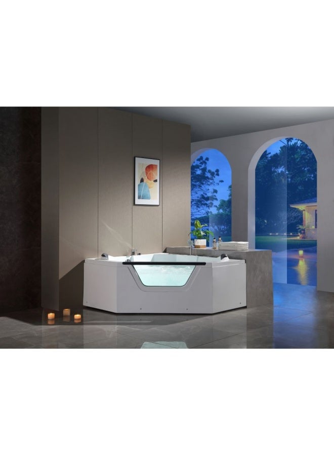 DANUBE HOME Milano King Plus Massage Bath Tub W/Digital Panel,Air Bubbble 1500*1500*700 (1 Pcs/Set) - Image 2