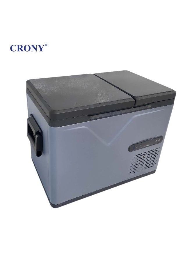Crony X40 Dual Zone 40L Car Fridge Freezer, APP-Controlled Portable Refrigerator with LED Display, 12/24V Car and Home Use, Battery Protection System for Road Trip Camping - Image 3