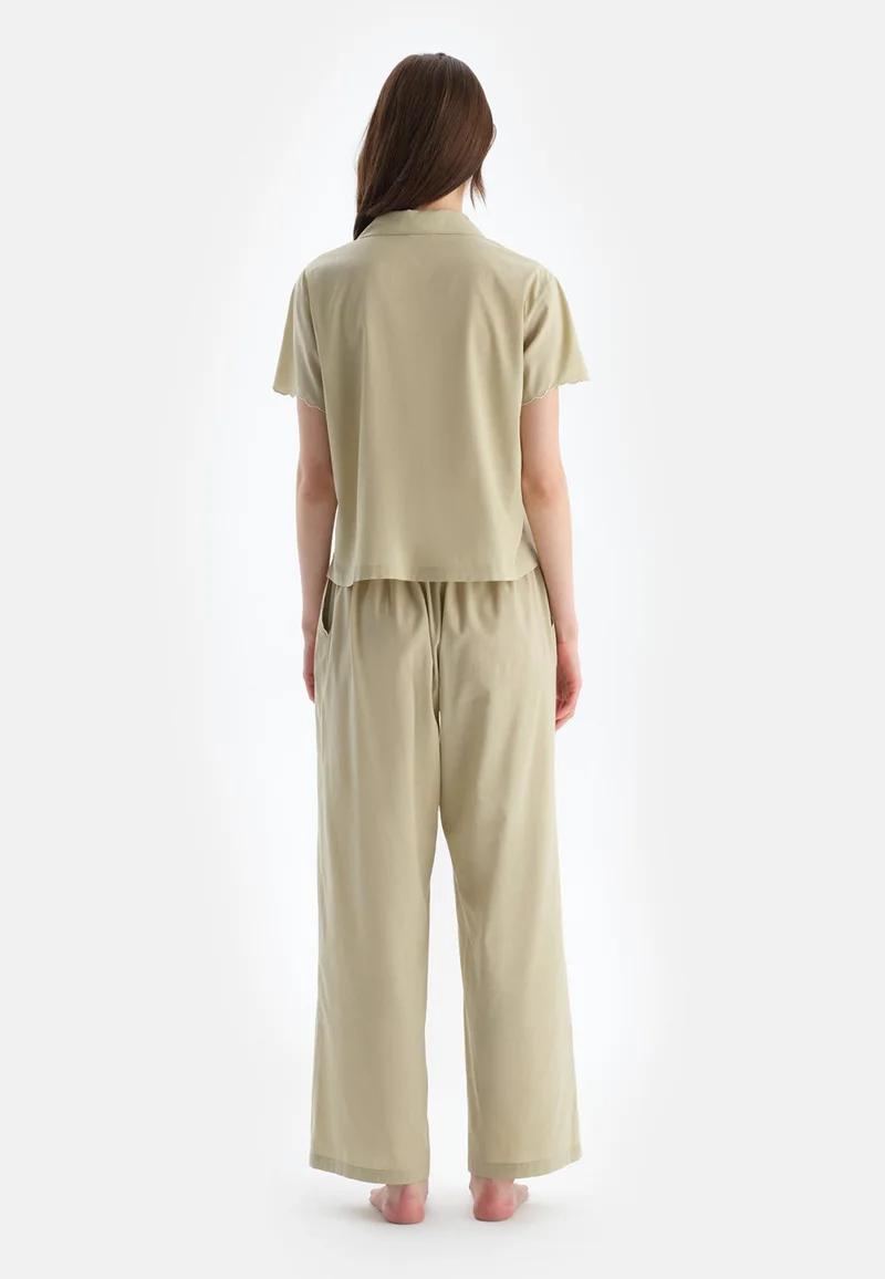 dagi Regular/Classic Fit Trousers Cotton Blend Sleepwear