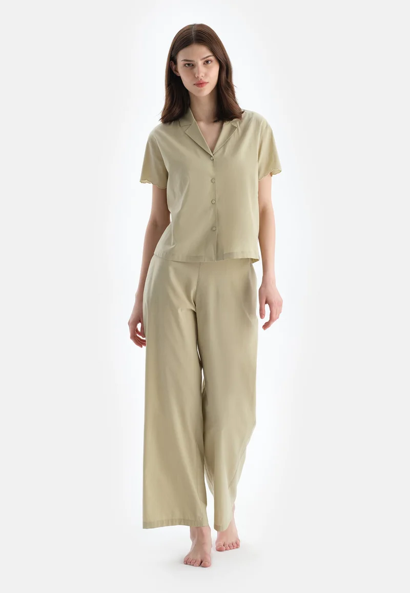 dagi Regular/Classic Fit Trousers Cotton Blend Sleepwear