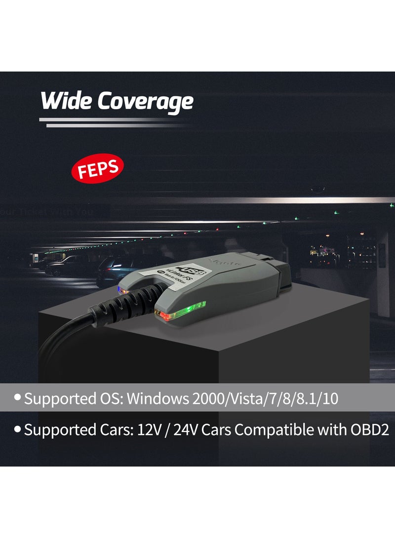 Vgate - Vgate vLinker FS OBD2 USB Adapter for FORS-can HS/MS-CAN Auto Switch (160cm) - Image 1