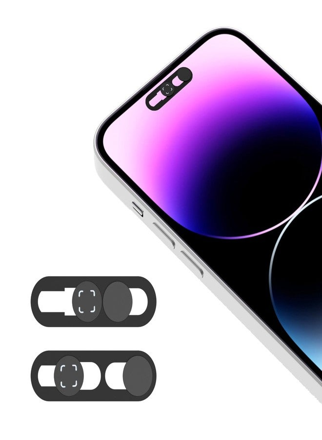 EYSOFT Front Camera Cover,Open/Close Face Recogition Cover Compatible for Phone 14Pro/14 Pro Max/15/15Plus/15Pro/15Pro Max/16/16Plus/16Pro/16Pro Max,Protect Privacy and Security,2 Pack-Black - Image 1