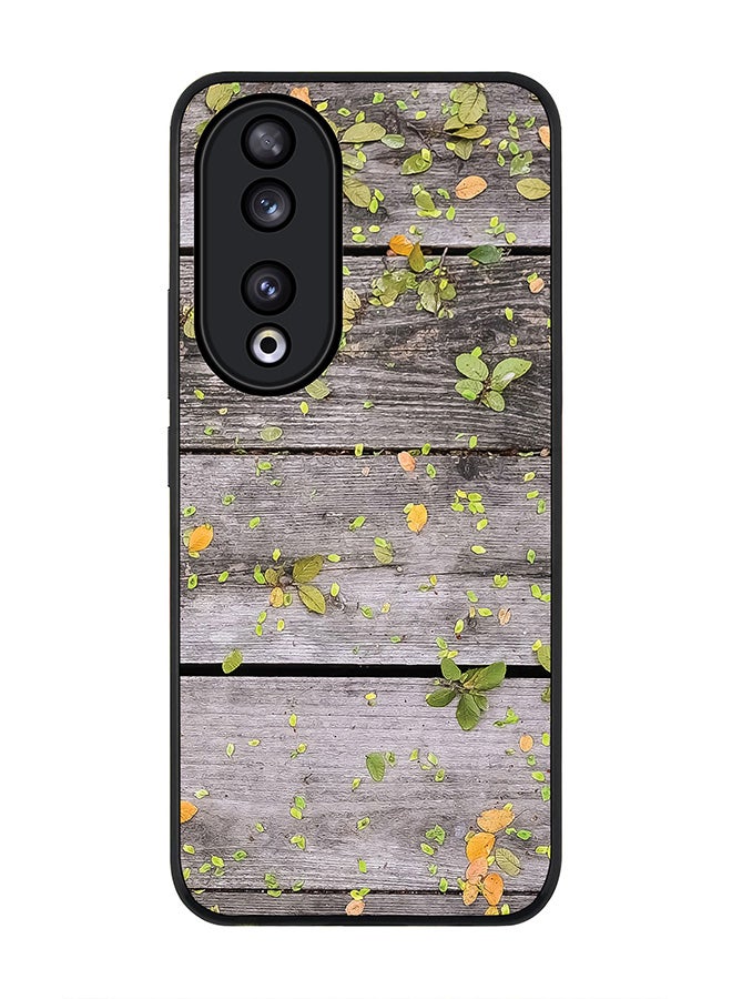 Stylizedd Rugged Black edge case for Honor 90 5G, Slim fit Soft Case Flexible Rubber Edges Anti Drop TPU Gel Thin Cover -  Backyard Patio - Image 1