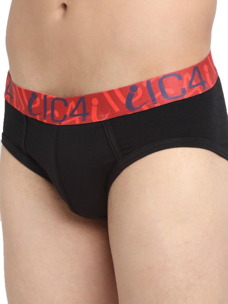 IC4 Store Men's Classic Black Briefs Pack of 2 - Image 4