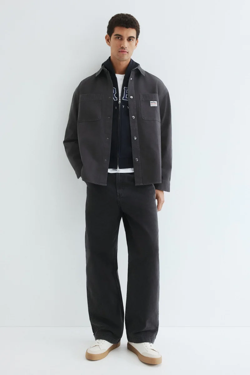 H&M Oversized Fit Canvas overshirt