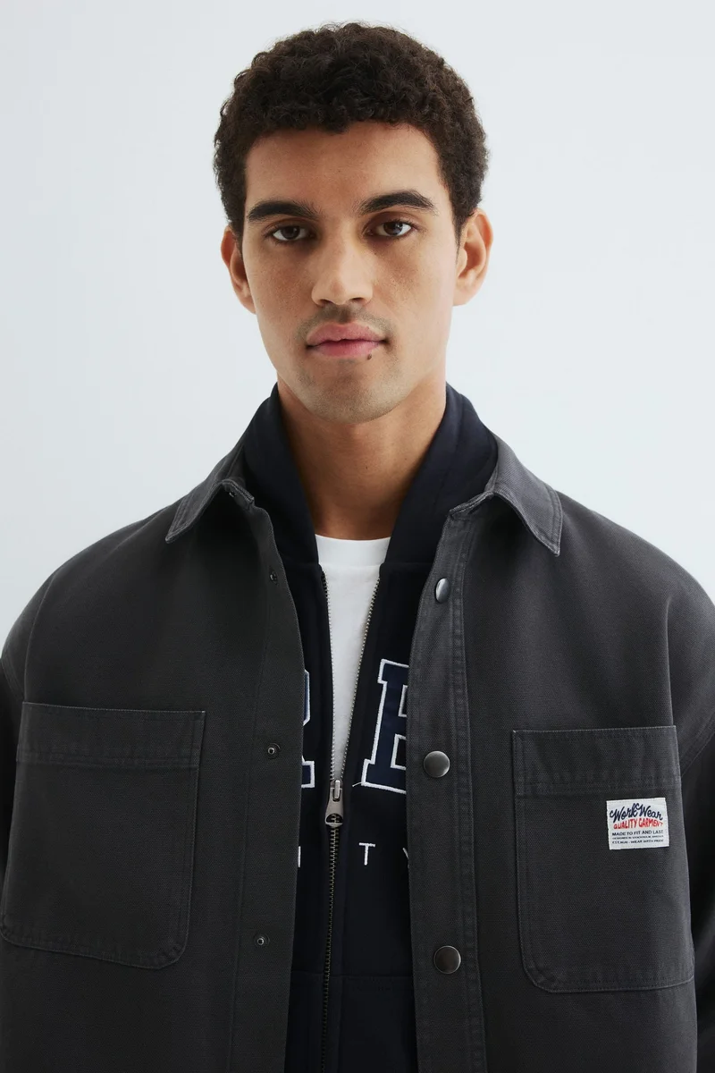 H&M Oversized Fit Canvas overshirt