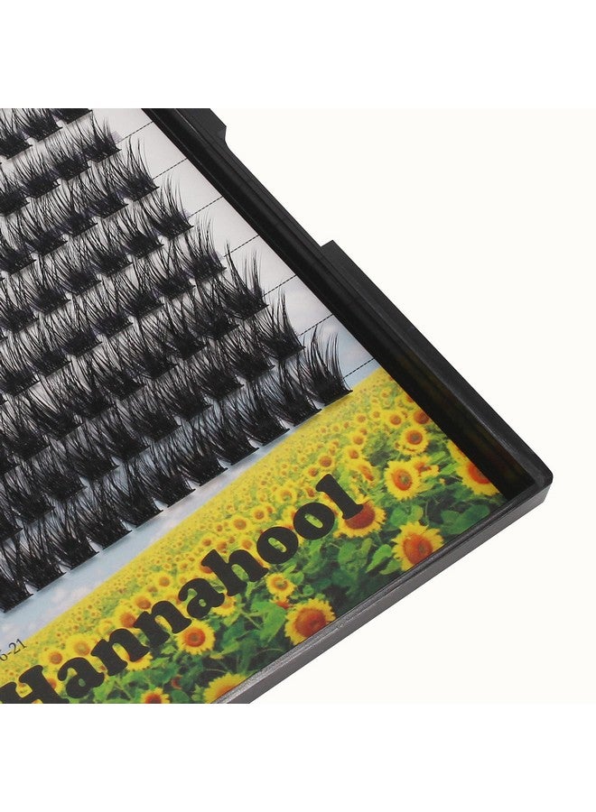 هاناهول 10 صفوف كبيرة من الرموش الصناعية المختلطة 10121416 مم/141618 مم/121416 مم رموش جذعية واسعة D تجعيد رموش صناعية فردية منزلية ملحقات رموش العين (مختلطة 10121416 مم) - Image 3