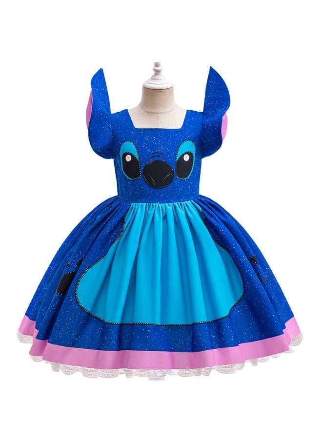 general Stitch dress cute children's cosplay cos costume performance tutu skirt holiday costume - Image 1
