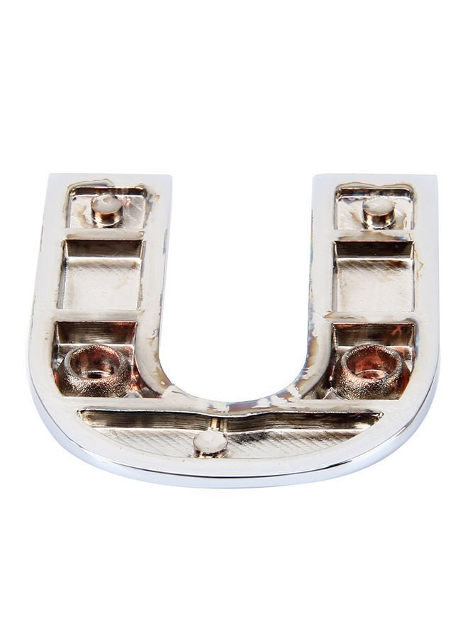 NIBEMINENT Car Badge Emblem 3D English Letter U Self-Adhesive Sticker Decal - Image 2