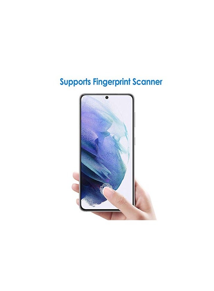 جي تيك واقي شاشة JETech لهاتف Samsung Galaxy S21 مقاس 6.2 بوصة، وضوح عالي الدقة، طبقة TPU مرنة، عبوتان - Image 4