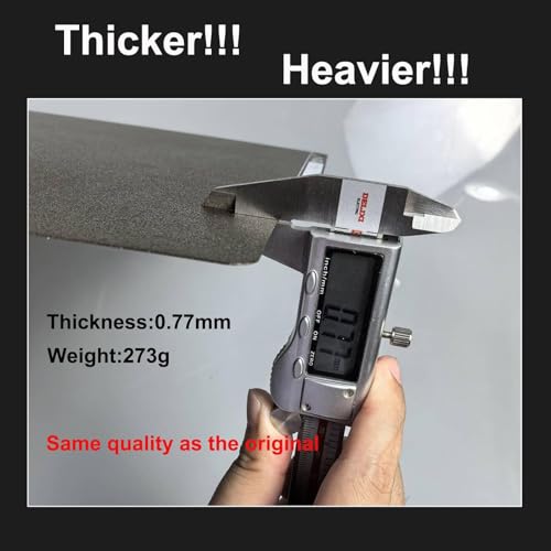 SAHVAIM Upgraded Thicker Textured PEI Plate 0.77mm with QR Code for Bambu Lab P1S/P2S/P1P/X1/X1C/A1/X2D 3D Printer, 257x257mm Dual-Textured Plate, Heated Bed Magnetic Flexible Spring Steel PEI Sheet Plate - Image 2