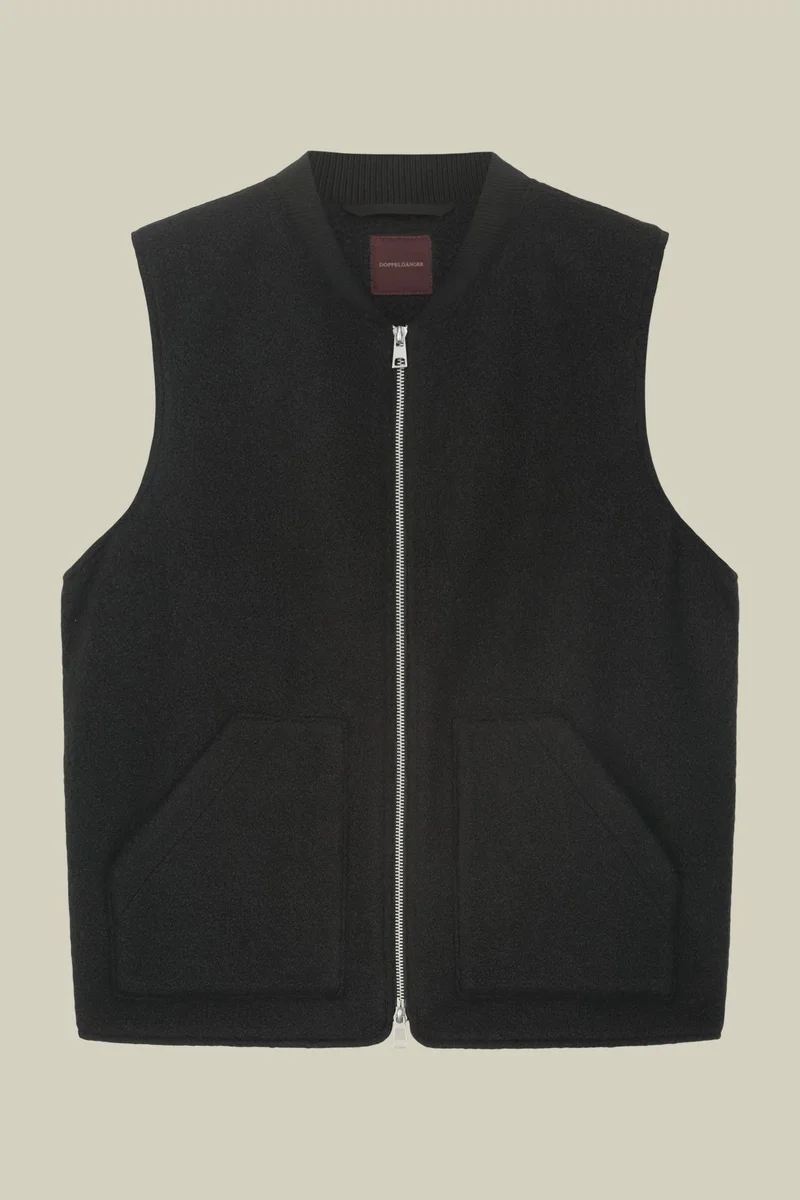 Doppelganger Sleeveless lightly padded men's jacket - Anthracite