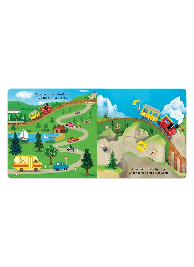 Baby on Board: Train: A Push, Pull, Slide Tab Book  - Image 5