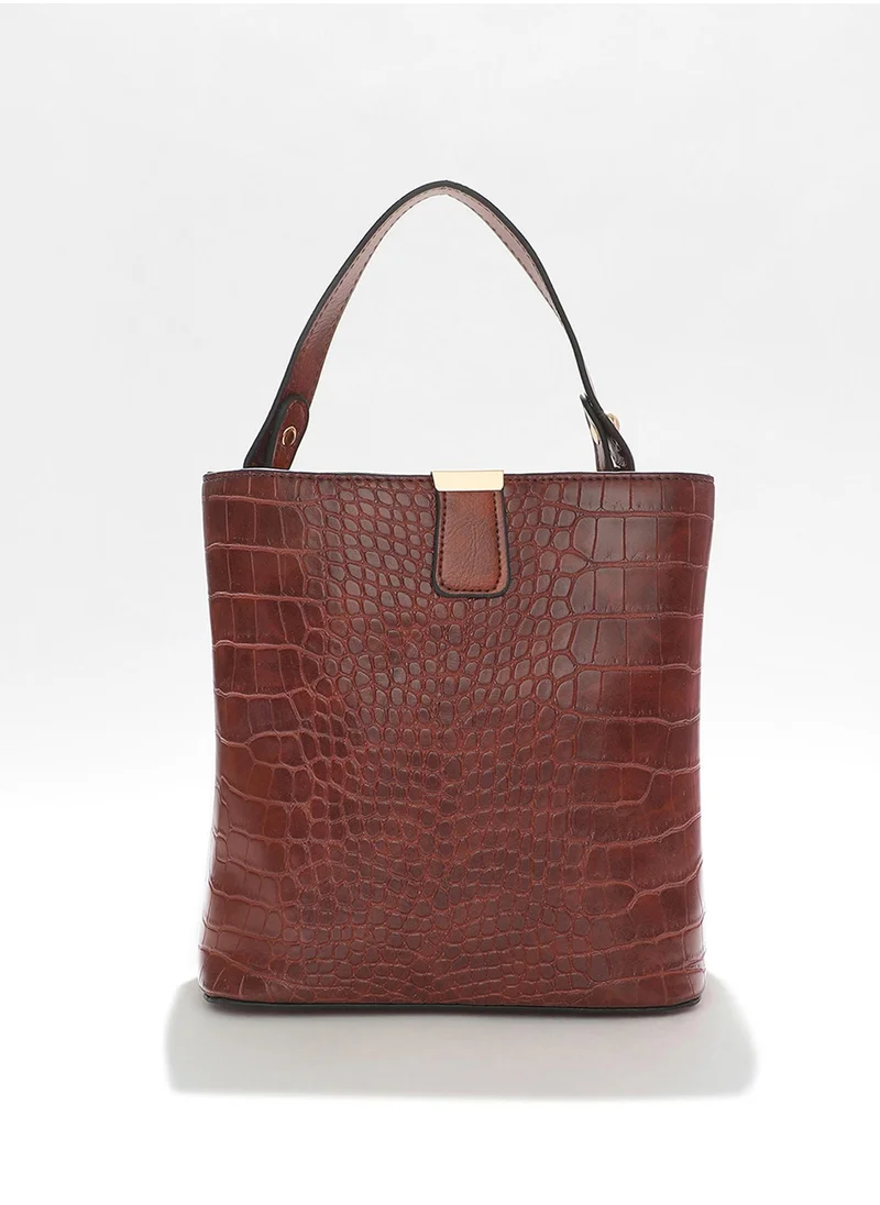 Haute Sauce Truffle Brown Cross Body Bag
