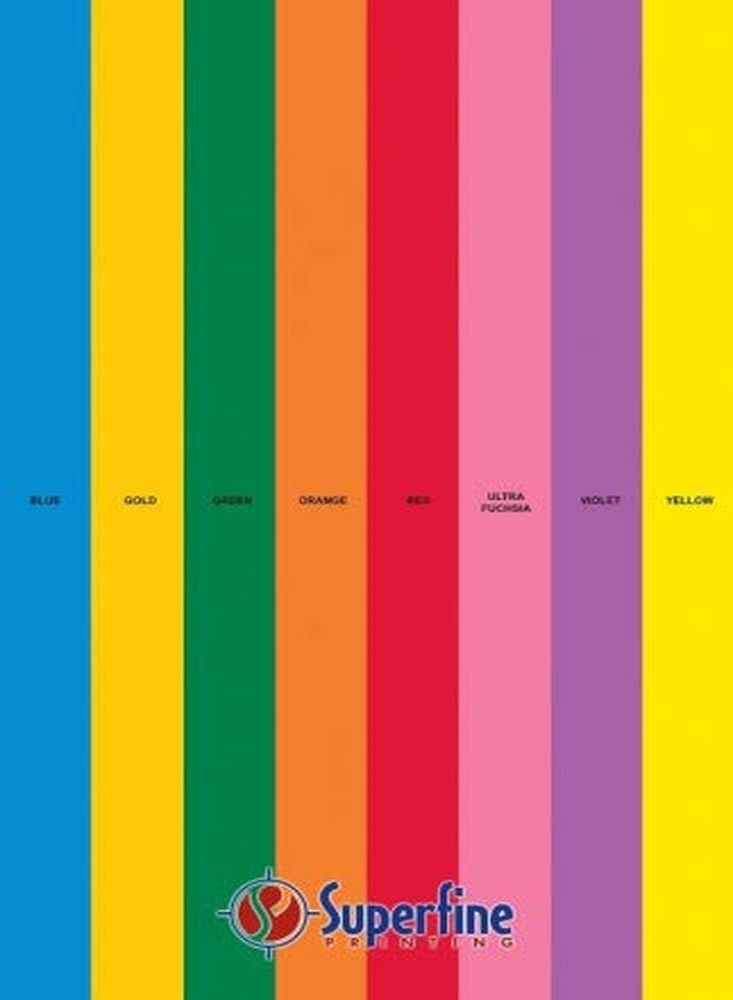 Assorted Bright Colored Paper – Perfect for Arts and Crafts, Invitations, Flyers, Posters, Menus, Decorations | Regular 24lb Bond (90gsm) | 11" x 17" | 25 Each Color (200 Sheets Total)