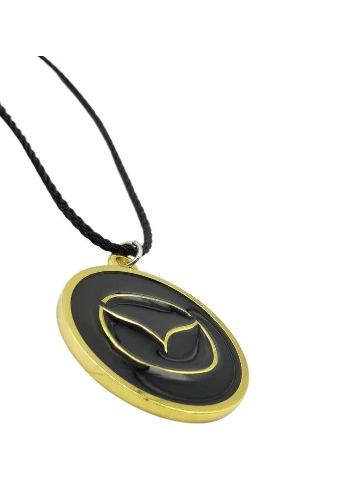 MAZDA  Car Emblem Car Mirror Hanging Pendant Metal Mini Car Decoration Chain With MAZDA  1 Pcs - Image 2