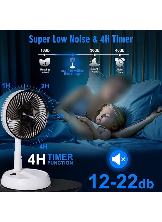 Cady One Adjustable, rechargeable battery-operated portable table fan  - Image 4