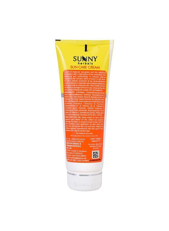 Sunny Nongreasy Sun Care Cream (Spf30) With Triple Action Protection From Uva & Uvb Sun Rays ; Protects Skin From Drying & Tanning ; Gives Lightened Skin ; All Skin Types 100Gm (Pack Of 1)  - Image 3