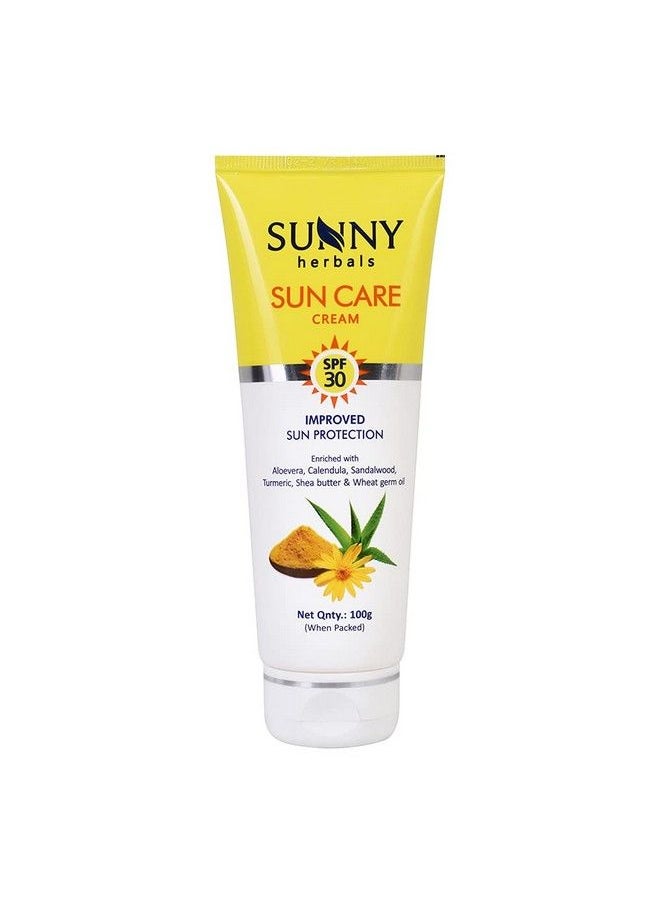 Sunny Nongreasy Sun Care Cream (Spf30) With Triple Action Protection From Uva & Uvb Sun Rays ; Protects Skin From Drying & Tanning ; Gives Lightened Skin ; All Skin Types 100Gm (Pack Of 1)  - Image 2