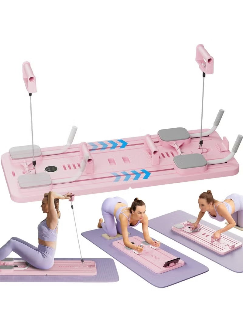 إلترازون Foldable Pilates Reformer Board – Multifunctional Pilates Set, Abdominal & Core Trainer, Home Fitness Machine for Strength, Balance & Flexibility Workouts - Image 1