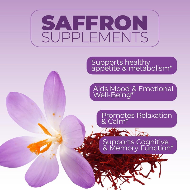 Vimerson Health Saffron Supplements for Women  Men Saffron Extract Capsules to Promote Eye Heart Brain  Metabolic Health 100 Pure Azafran Alternative to Gummies or Safron Powder NonGMO  Vegan 60 Capsules - Image 5