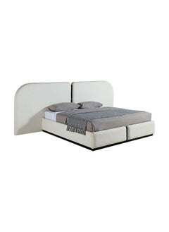 DANUBE HOME Krisalis 180X200 King Bedset w/ 2 Night Stand - Beige/Black  - Image 3