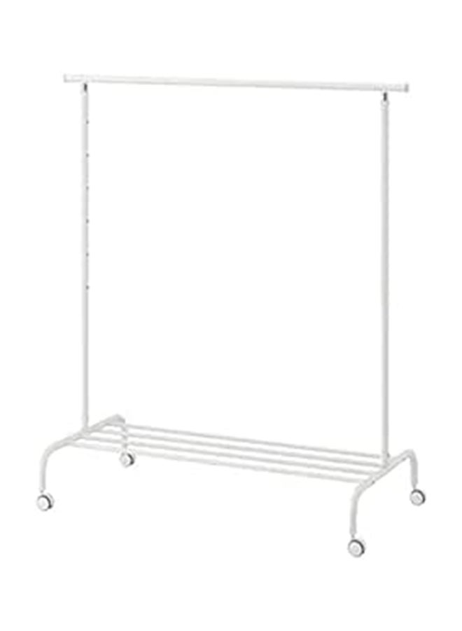 Coating Finish Clothes Stand Polyester White