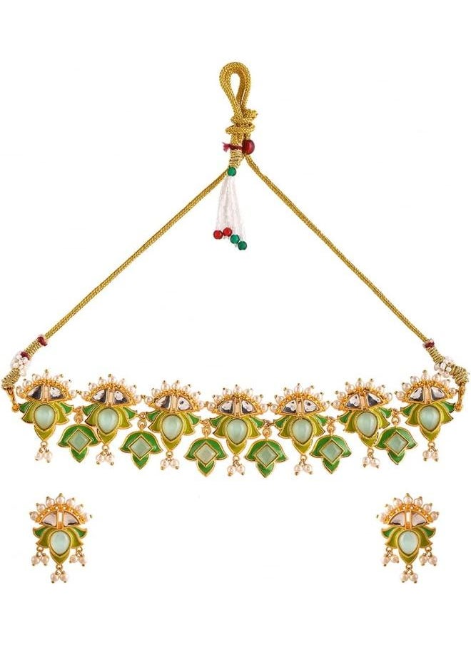 Forever More Green Stones and Pearls Enamelled Jewellery Set - pzsku/ZFFA69A003EA13C1B1AD3Z/45/_/1742387665/bc91da95-d802-4f41-a1a4-1f0243d7ae1c