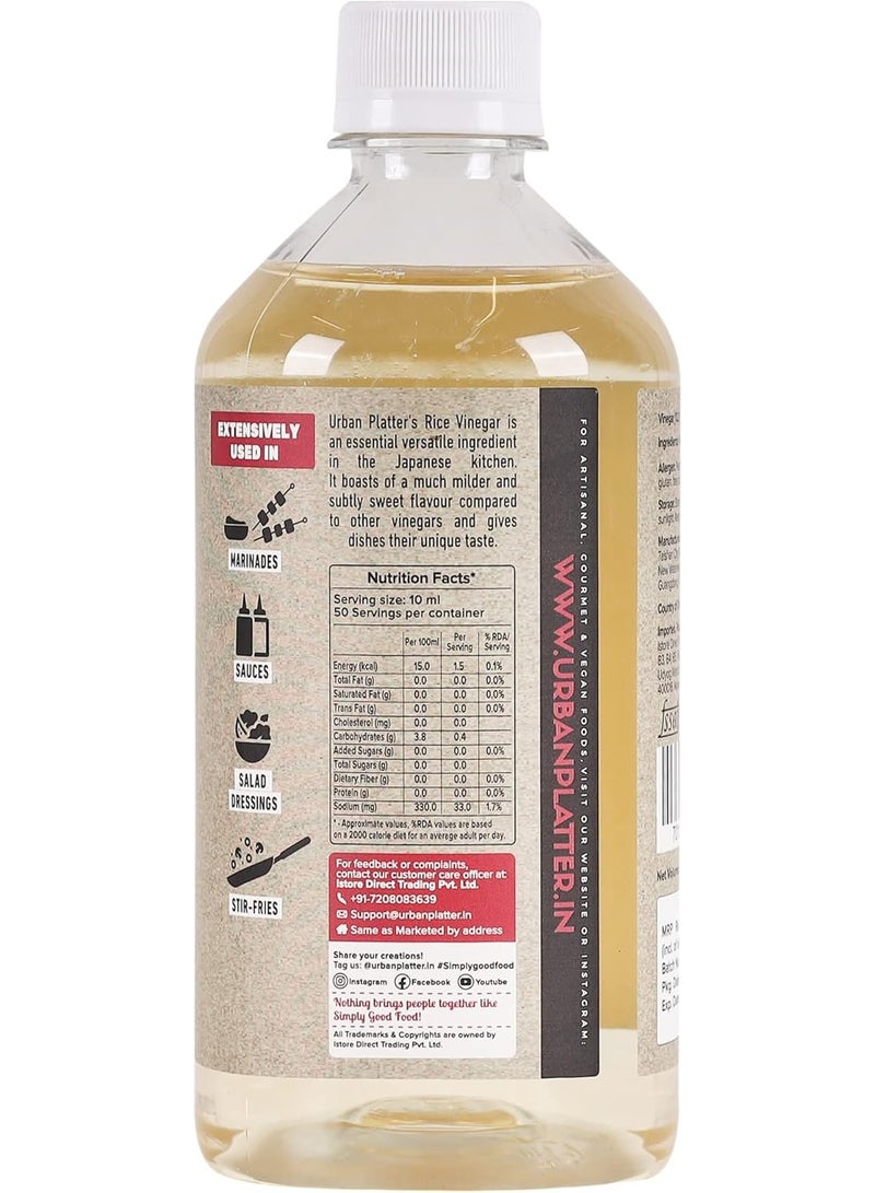 Urban Platter Japanese Style Rice Vinegar (Komezu) 500ml - Image 2