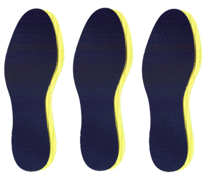 Pedag Soft | Fabric Covered Latex Foam Insoles | Lemon Scented | US Women 7 /EU 37 | 3 Pair - Image 1