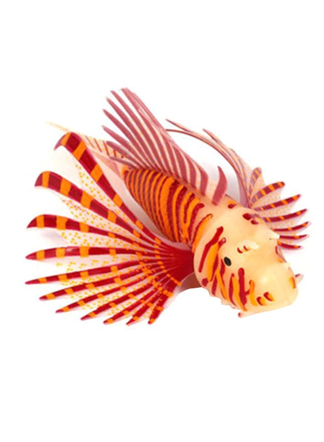 NIBEMINENT Decorative Aquarium Tank Artificial Glowing Lionfish Multicolour