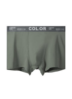 Generic Mens Pure Cotton Breathable Mid-waist Simple Comfortable Boxer Shorts 50-pack Advanced Gray  - Image 2