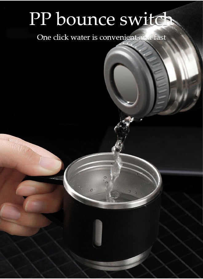 DUNISO Vacuum Insulated Flask, Stainless Steel Vacuum Insulated Water Bottle,  Double Wall Vacuum Insulated，Leak proof，for Sports, Travel, Gym，500ml  - Image 3