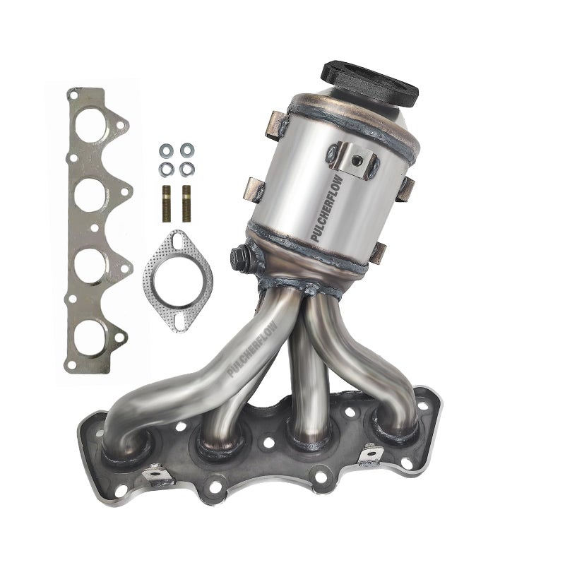 PULCHERFLOW Catalytic Converter Compatible with Hyundai Accent 16L 2012 2013 2014 2015 2016 2017 Kia Rio 16L 20122014 Soul 16L 20122016 High Performance EPA Compliant