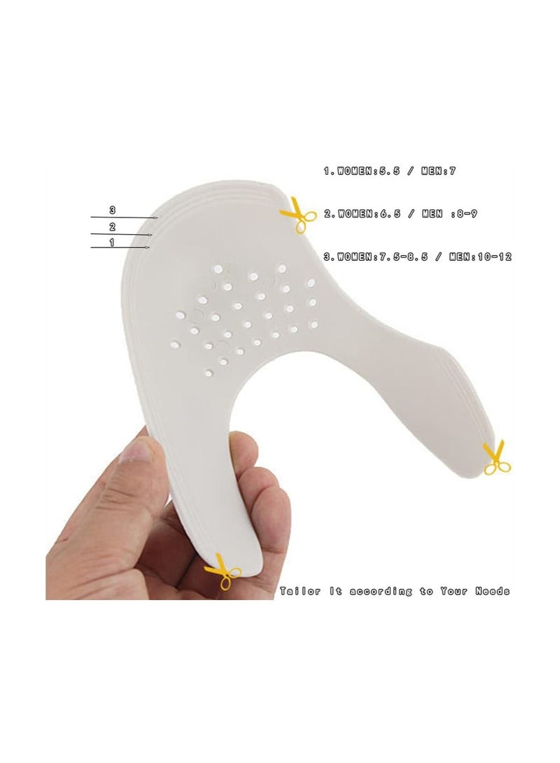 KASTWAVE 2 Pair Anti-Wrinkle Shoe Crease Protectors Prevent Sneaker Shoes Crease Indentation Breathable and Soft for Sneaker and Casual Shoes - Image 5