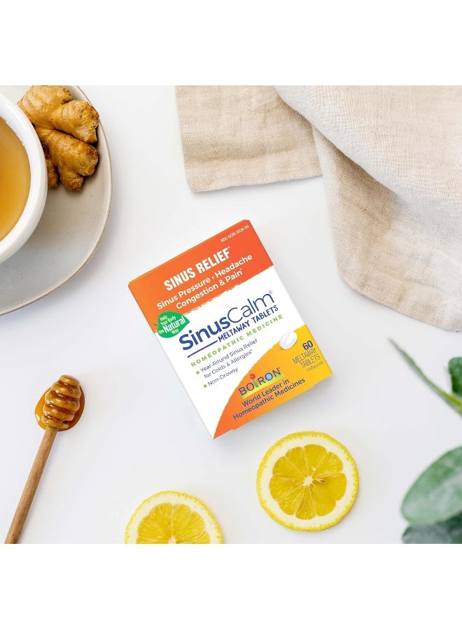 بويرون sinus Calm Tablets for Sinus Pain Relief, Runny Nose, Congestion, Sinus Pressure, Headache - 60 Count - Image 5