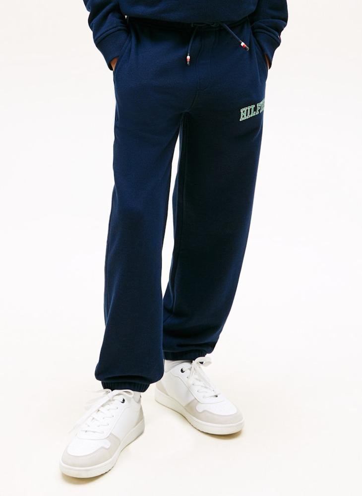 TOMMY HILFIGER Logo Embroidery Terry Joggers - Image 1